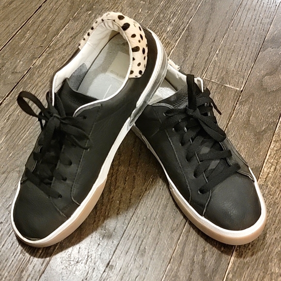 Dolce Vita Shoes - DOLCE VITA black leather sneaker Zina sz 7.5